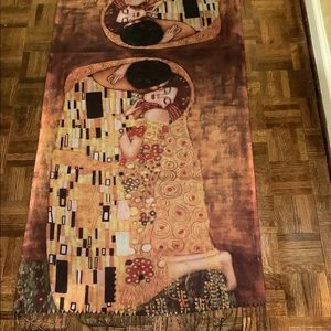 COPY - The Kiss Scarf museum art painting.